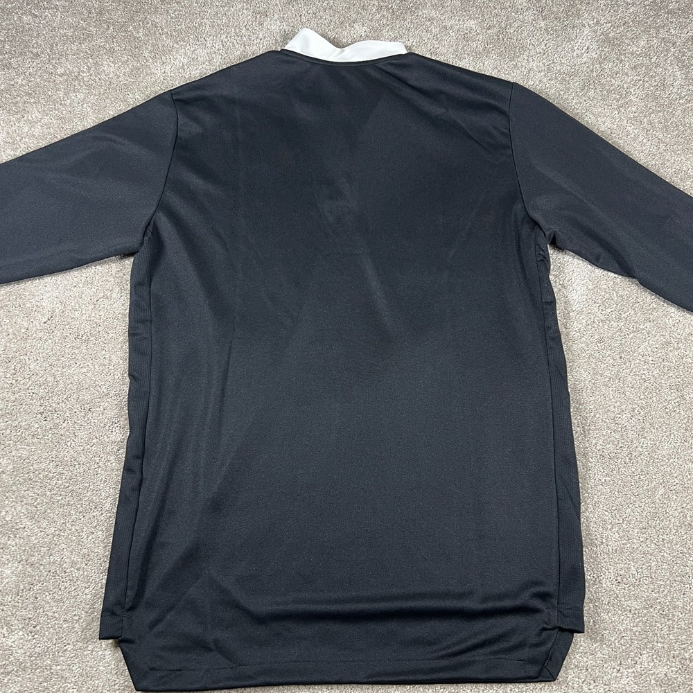 Adidas Mens Tiro 21 Training Top Black White Quarter Zip Pullover Medium NEW - Picture 2 of 7